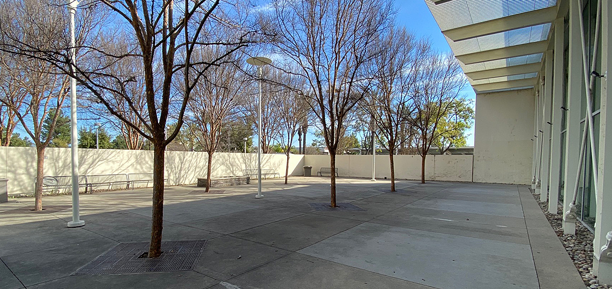 Another view of Community Center patio